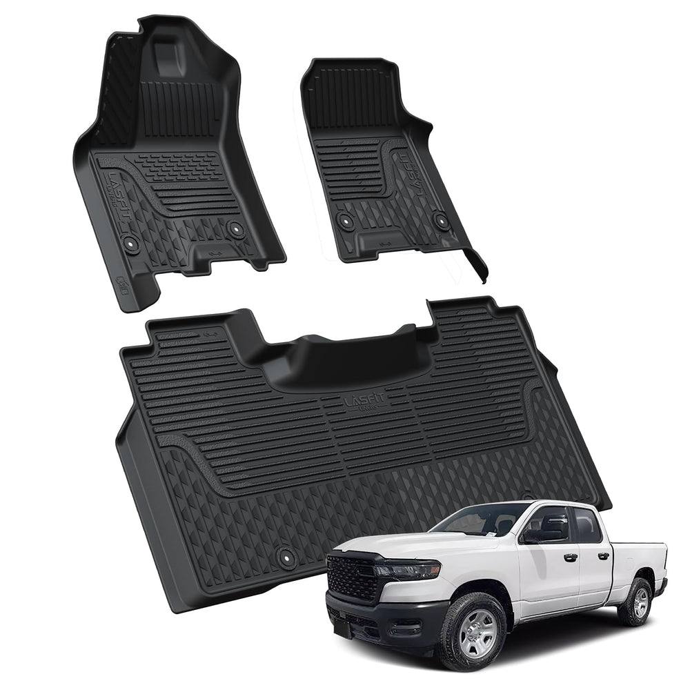 LASFIT front-row overview showing full coverage and neat factory-like finish