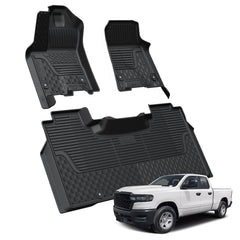 LASFIT front-row overview showing full coverage and neat factory-like finish