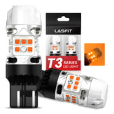 LASFIT front view 7440 amber bulb showing fit and bright output