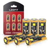 LASFIT front view packed bulbs showing compact six-piece set and easy replacement