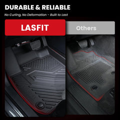 LASFIT rear seat coverage image demonstrating full backseat floor protection