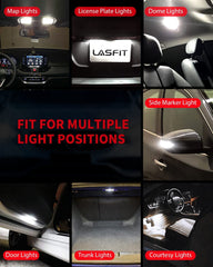 LASFIT side profile with dimensions illustrating compact size for tight sockets