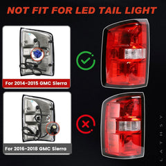 Lathsy tail light installed on GMC Sierra showing restored rear visibility benefit