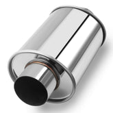 LCGP front view of oval resonator showing shape and reduced noise benefit