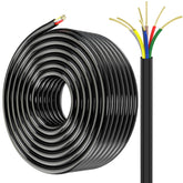 Lcrslitx front view of 50ft 7-way roll showing full-length supply and ease of installation