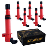 LCWRGS front view of six-coil pack showing complete set and fitment benefit