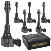 LCWRGS front view of six ignition coils showing complete replacement set and easy swap