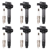 LCWRGS front packaging showing complete six-coil and spark plug set for easy purchase