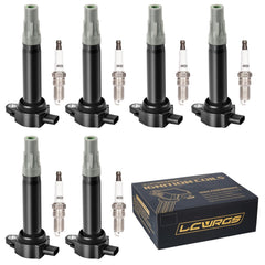 LCWRGS front packaging showing complete coil and spark plug kit and easy replacement benefit