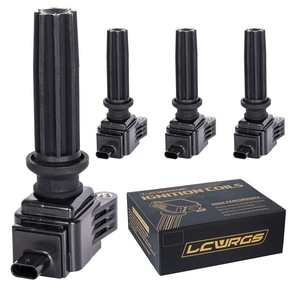 LCWRGS front packaging showing four coil packs and warranty, assures correct purchase