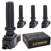 LCWRGS front packaging showing four coil packs and warranty, assures correct purchase