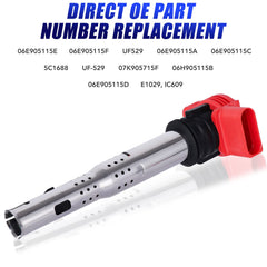 LCWRGS ignition coils packaged set of four with mounting hardware for easy installation