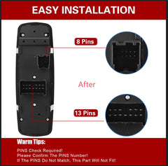 LCWRGS switch installed in door panel demonstrating restored driver control