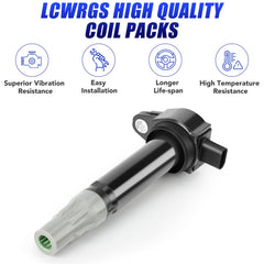 LCWRGS coil installed on engine demonstrating direct-fit convenience and time savings