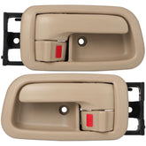 Lcyolada front packaging showing beige handle pair and ready-to-install benefit