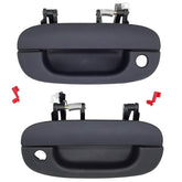 Lcyolada front pair in textured black showing clean factory look and easy swap