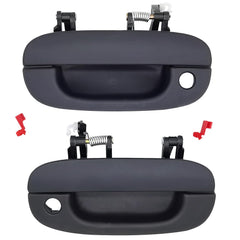 Lcyolada front pair in textured black showing clean factory look and easy swap