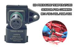 LDCRE side profile of manifold pressure-temperature sensor highlighting durable housing
