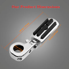 LDJXDADI rubber tread close-up showing grip and vibration reduction for more comfortable rides