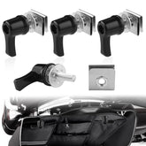 LDJXDADI front view of the saddlebag fastener kit showing all components and easy replacement benefit