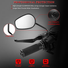 LDJXDADI close-up of transparent glass lens providing clearer horizontal view