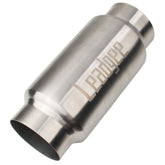 Leadgee resonator front view showing polished finish and inlet benefit reduces corrosion