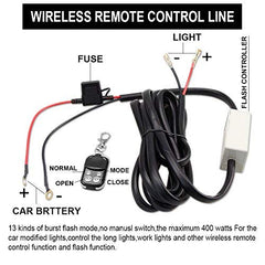 LEADTOPS relay and inline blade fuse close-up protecting lights from power surges