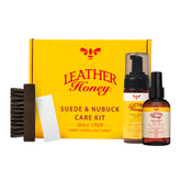 Leather Honey kit front packaging showing contents and brand benefits