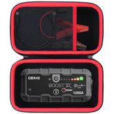 Lebakort front view closed case showing durable protection and portability