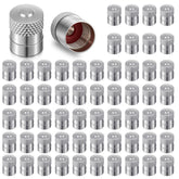 LEIFIDE front view of 100-pack valve caps showing neat packaging and value