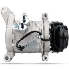 LEIMO KPARTS compressor front view showing full unit and direct-fit benefit