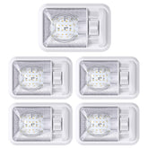 Leisure LED front view of dome light showing compact profile and even illumination