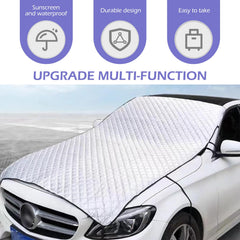 lekiliky on vehicle in snow reducing hood accumulation and damage
