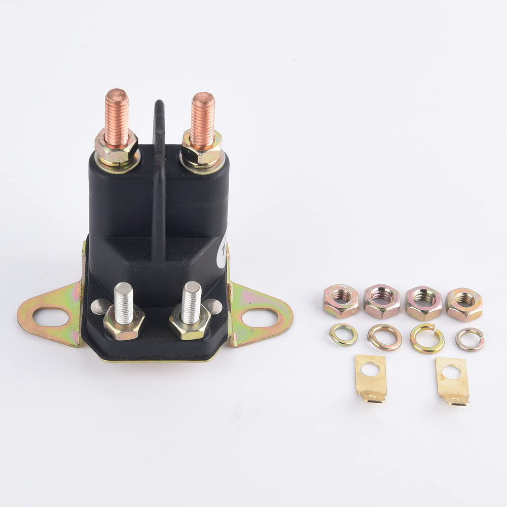 LENMISO starter solenoid relay front view showing compact design and easy replacement
