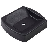 LEORAY front view of chock showing robust shape and ground protection