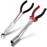 Leriton two-pack front view showing both black spark plug removal tools for versatile pulling