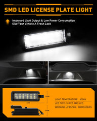 LESAUCE installed on Dodge Charger demonstrating clearer plate visibility