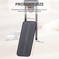 Lesiyou close-up of textured pedal pad improving foot grip and control