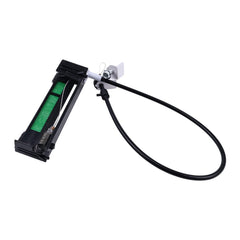 Lesurey clip mounted on transmission cable demonstrating secure hold