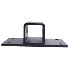 Lesurey receiver in use towing trailer from loader demonstrates versatility