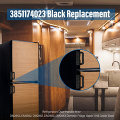 LETSYEE side profile mounted on fridge door demonstrating secure fit and smooth operation