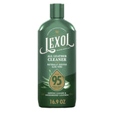 Lexol front bottle showing cleaner and Aloe benefits