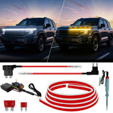LEYMANRIYA hood light front installed enhances vehicle presence