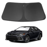 LHFLIVE front view showing shade fit and secure cover protecting windshield