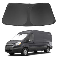 LHFLIVE front view on windshield showing full coverage and interior protection