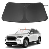 LHFLIVE front view on Mazda CX90 windshield showing full coverage and protection
