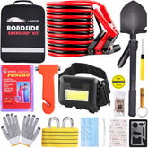 LIANXIN front pack view showing organized roadside gear and durable bag