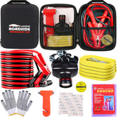 LIANXIN front view of packed roadside kit showing organization and portability