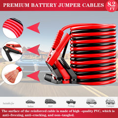 LIANXIN jumper cables close-up showing ul-listed clips for safe connections