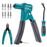 LIBRATON rivet gun front view showing compact tool and ready use